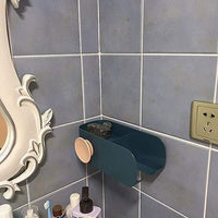 Amazon best hair dryer holder wall mount blow hair dryer rack with cabinets styling tool organizer storage shelf for hair dryer premium white