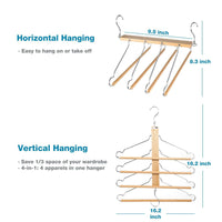 Shop for bestool pants hangers wooden pant hangers non slip wood hangers clothes hangers for closet space saving heavy duty coat hanger huggable baby hangers dual use trouser hanger