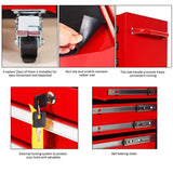 Buy goplus 30 x 24 5 tool box cart portable 6 drawer rolling storage cabinet multi purpose tool chest steel garage toolbox organizer with wheels and keyed locking system classic red