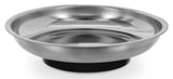 Drixet 5-3/4” Large Magnetic Parts Tray, Nut and Bolt Round Stainless Steel Bowl | Useful for Screws, Nails, Wrenches, Pins, etc.
