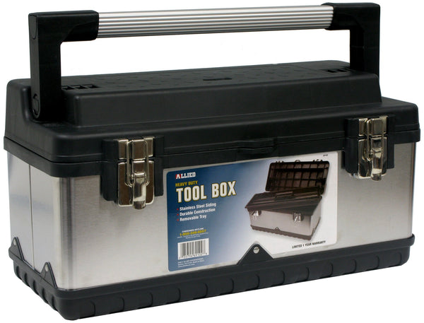 Allied Tools Tool Box with Stainless Steel Sliding