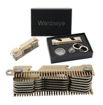 Discover the best smart compact key holder keychain with built in tools bottle opener phone stand gold frame plus anti loosening washer great presenthair comb