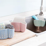 Kitchen Sponge Drain Holder Wheat Fiber Sponge Wash Cloth Or Toilet Soap Shelf Organizer